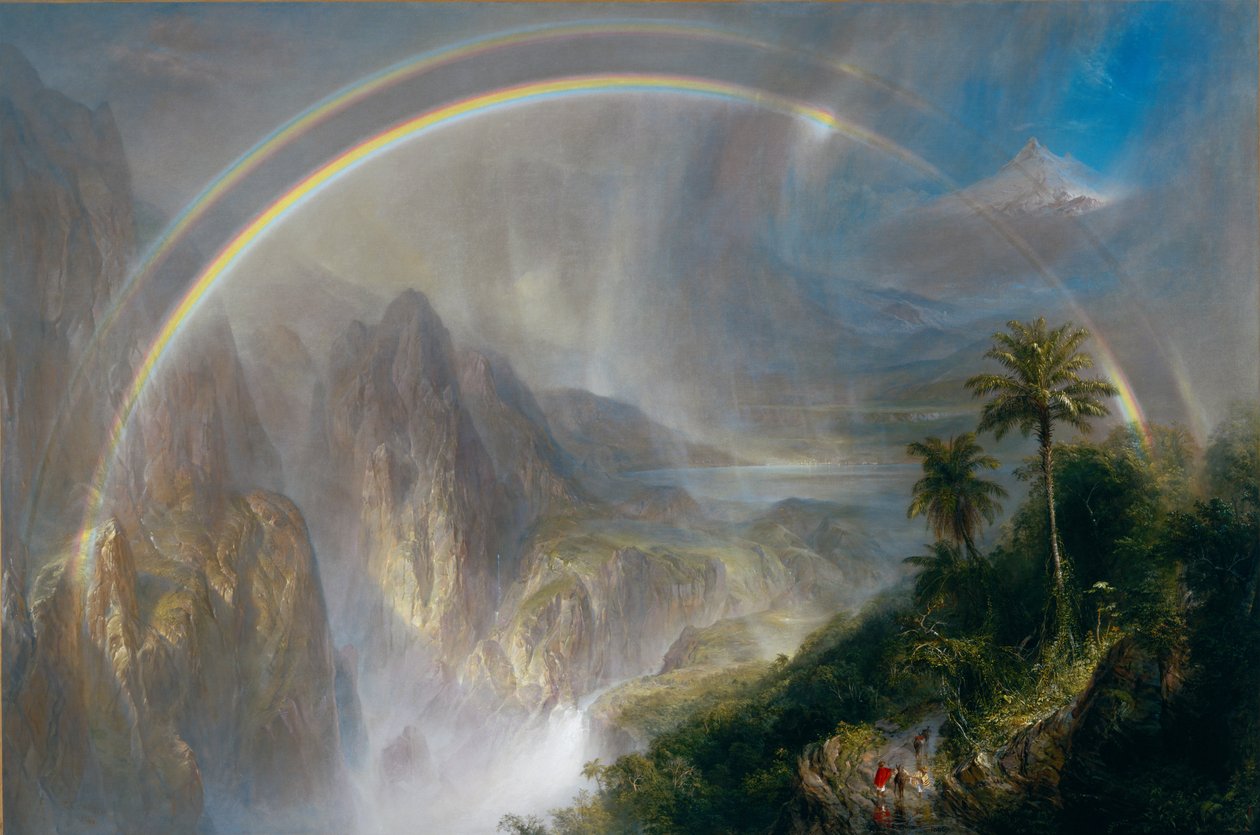 Temporada de lluvias en los trópicos de Frederic Edwin Church