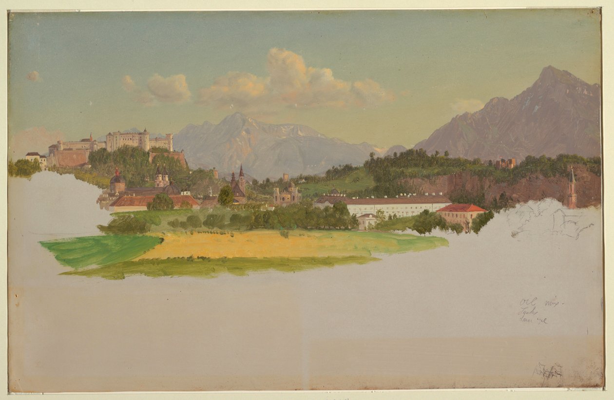 Salzburgo, Austria de Frederic Edwin Church