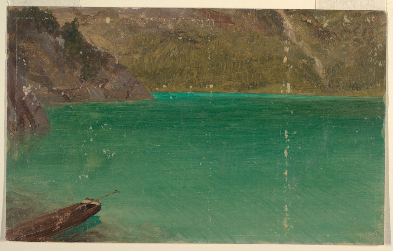 Lago Alpino (Baviera o Suiza) de Frederic Edwin Church