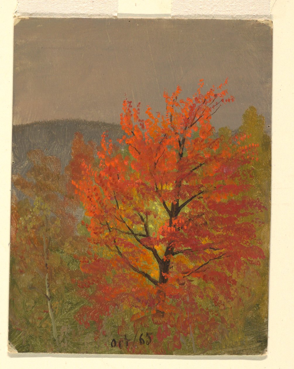 Paisaje de otoño, Vermont de Frederic Edwin Church