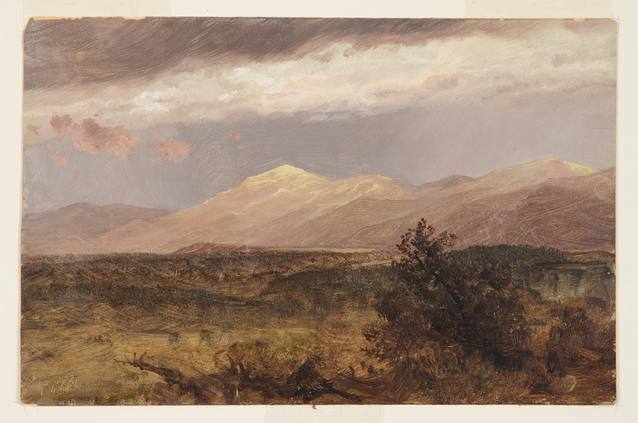 Catskills al atardecer de Frederic Edwin Church