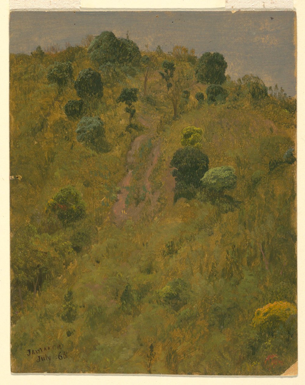 Dibujo, Paisaje, julio de 1865 de Frederic Edwin Church