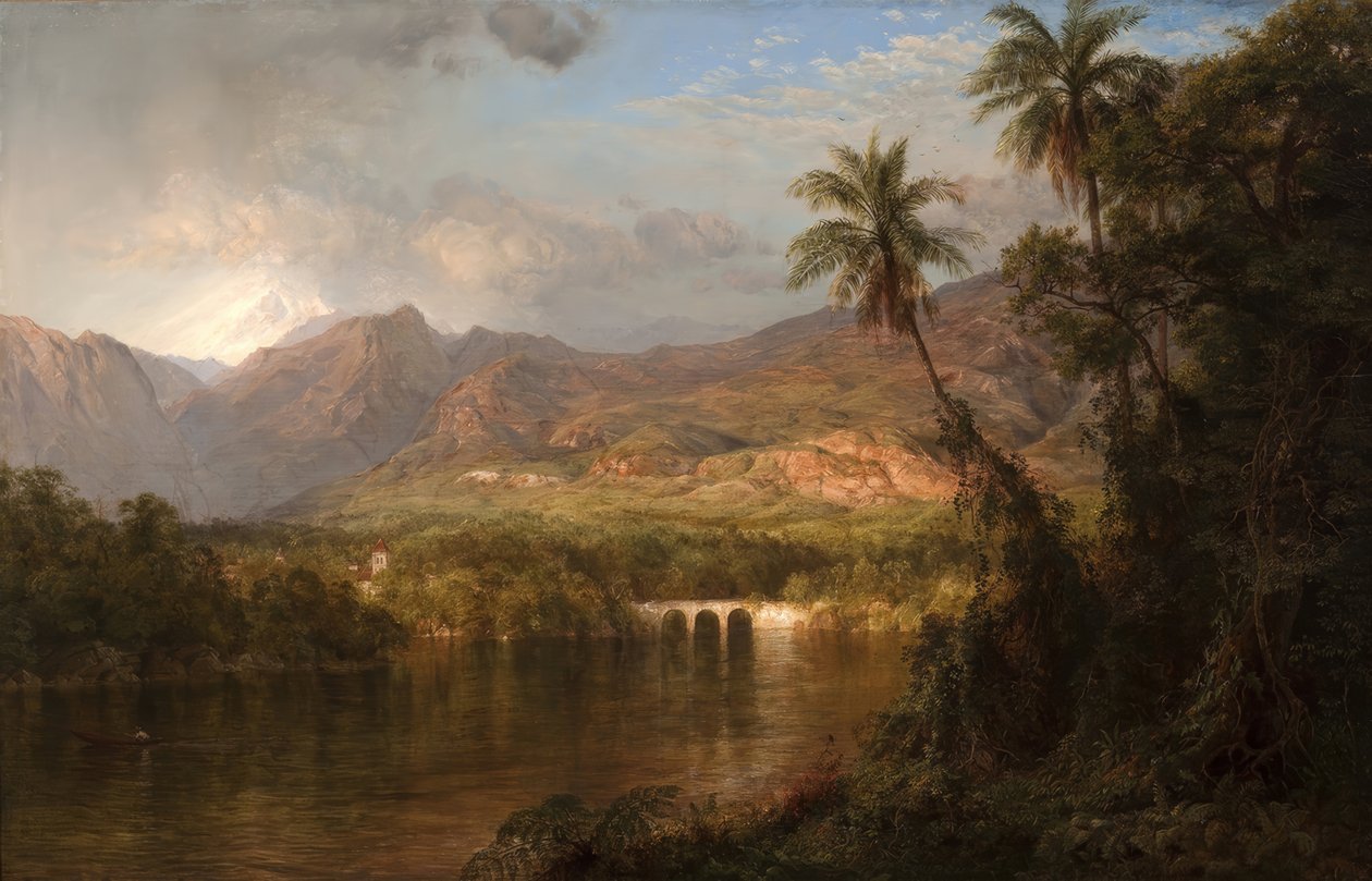 Paisaje sudamericano de Frederic Edwin Church