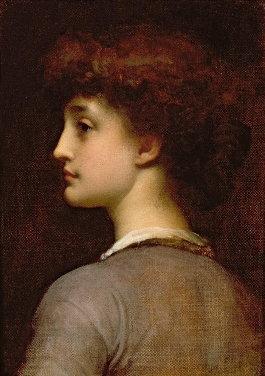 Retrato de una niña de Frederic Leighton