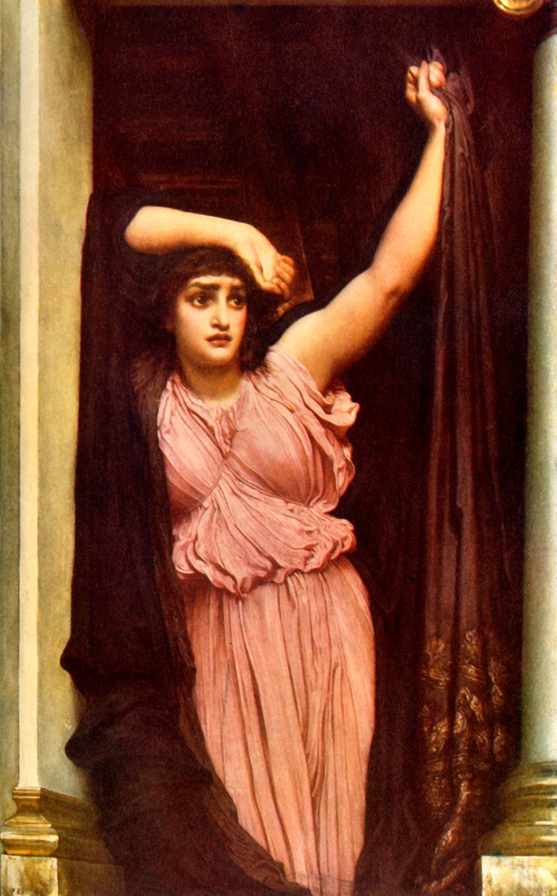 La última vigilia de Hero de Frederic Leighton