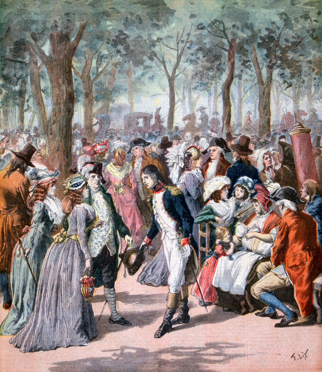 La moda en 1794, 1894 de Frederic Lix
