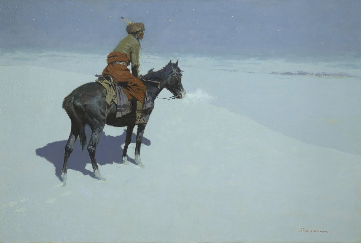 ¿Amigos o enemigos? de Frederic Remington