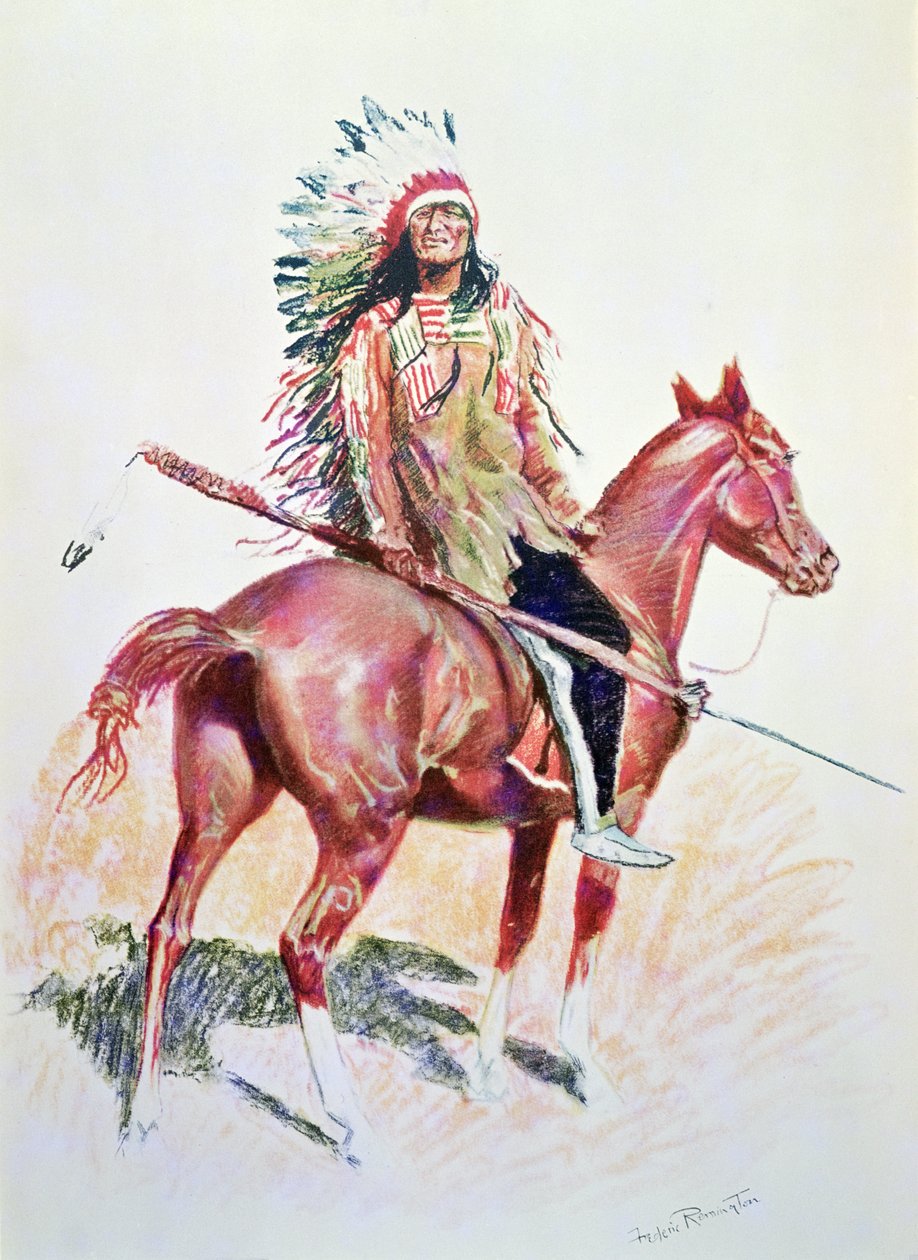 Jefe Sioux de Frederic Remington