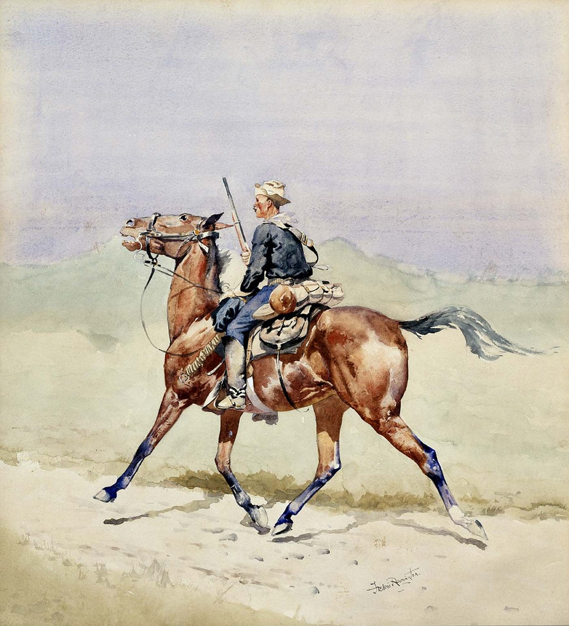 La Guardia de Avanzada de Frederic Remington