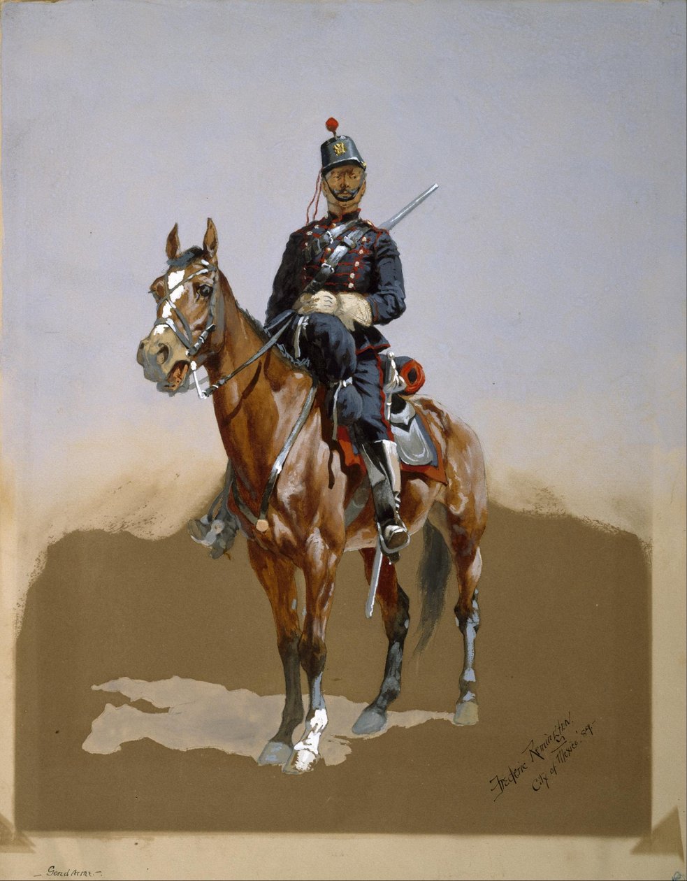 El gendarme de Frederic Remington