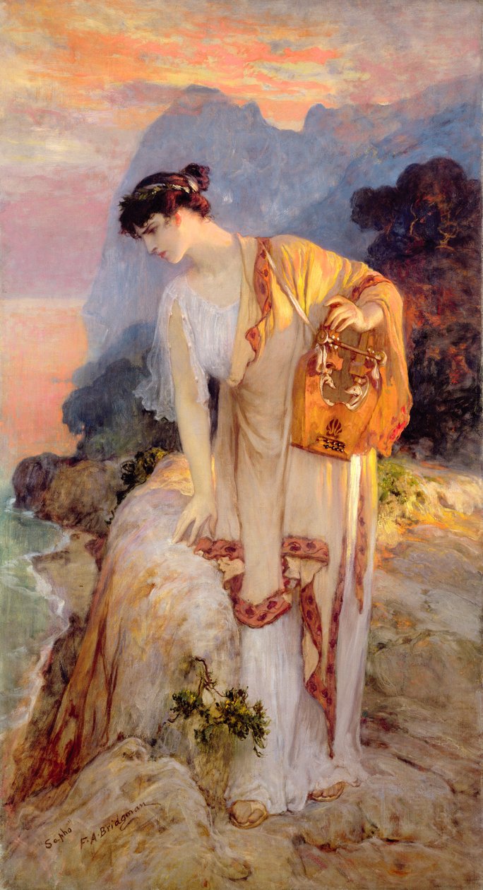 Safo c. 1910 de Frederick Arthur Bridgman