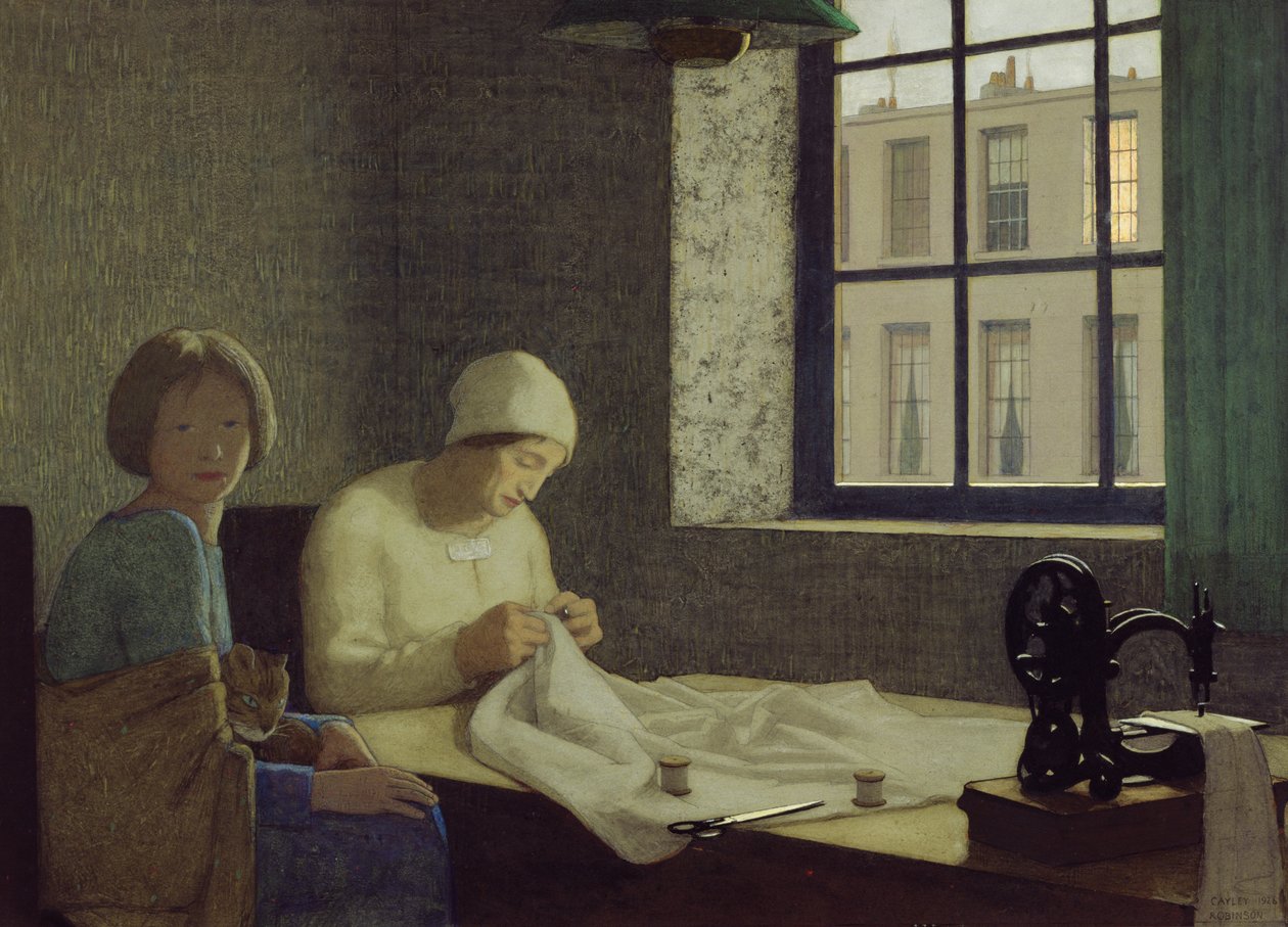 La vieja enfermera, 1926 de Frederick Cayley Robinson