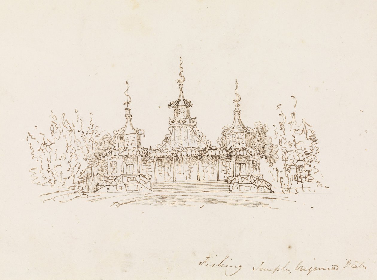 El Templo de la Pesca, Virginia Water de Frederick Crace