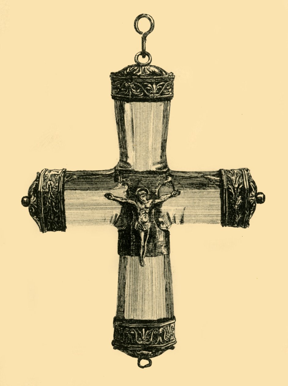 Crucifijo de cristal, c. 1550, 1881 de Frederick Albert Slocombe