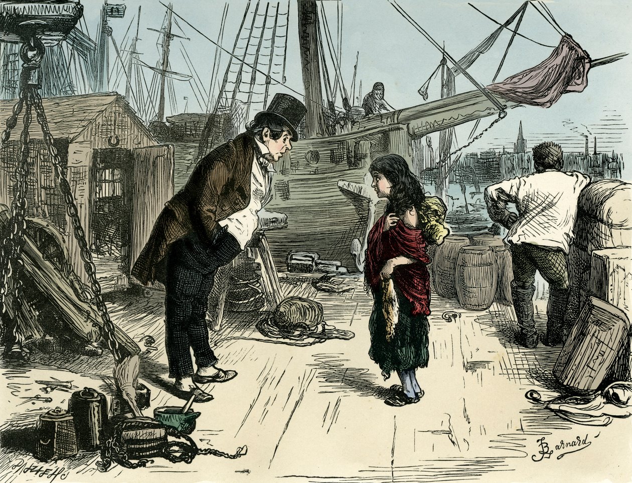 Dombey e hijo de Charles Dickens de Frederick Barnard