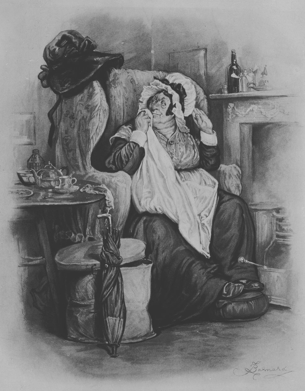 Sarah Gamp, 1880 de Frederick Barnard