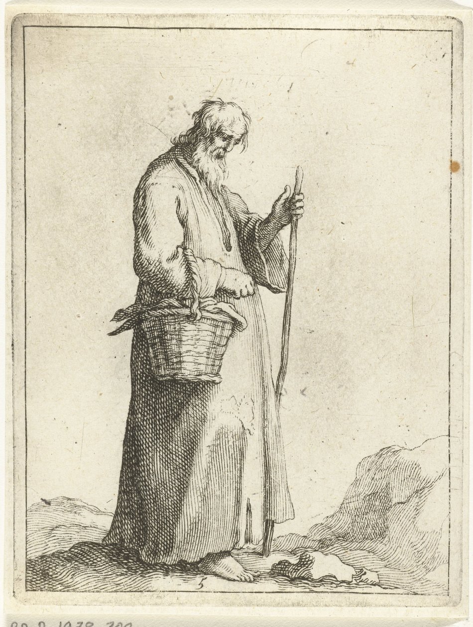 Granjero con cesta 15 figuras pequeñas (título de la serie) de Frederick Bloemaert
