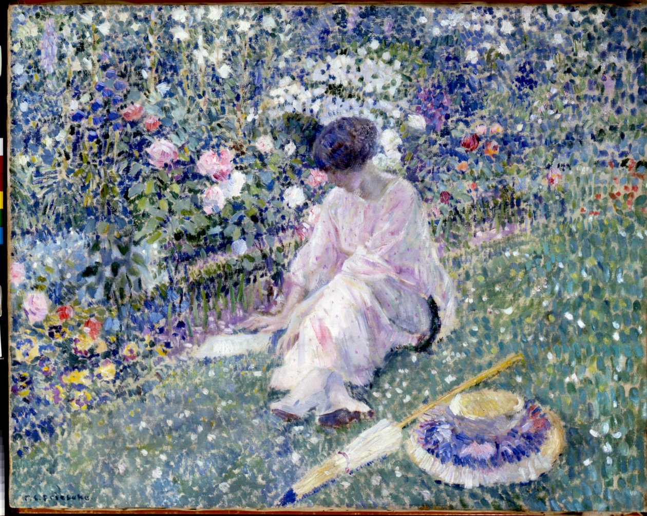 Jardín en Junio de Frederick Carl Frieseke