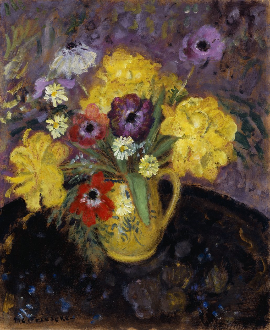 Tulipanes amarillos de Frederick Carl Frieseke