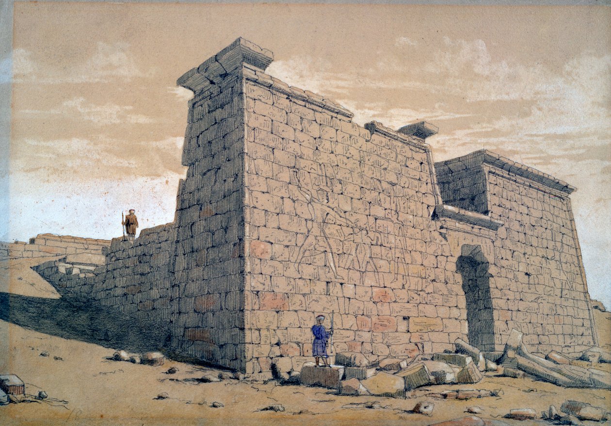 Templo, Nubia, Egipto, 1824 de Frederick Catherwood