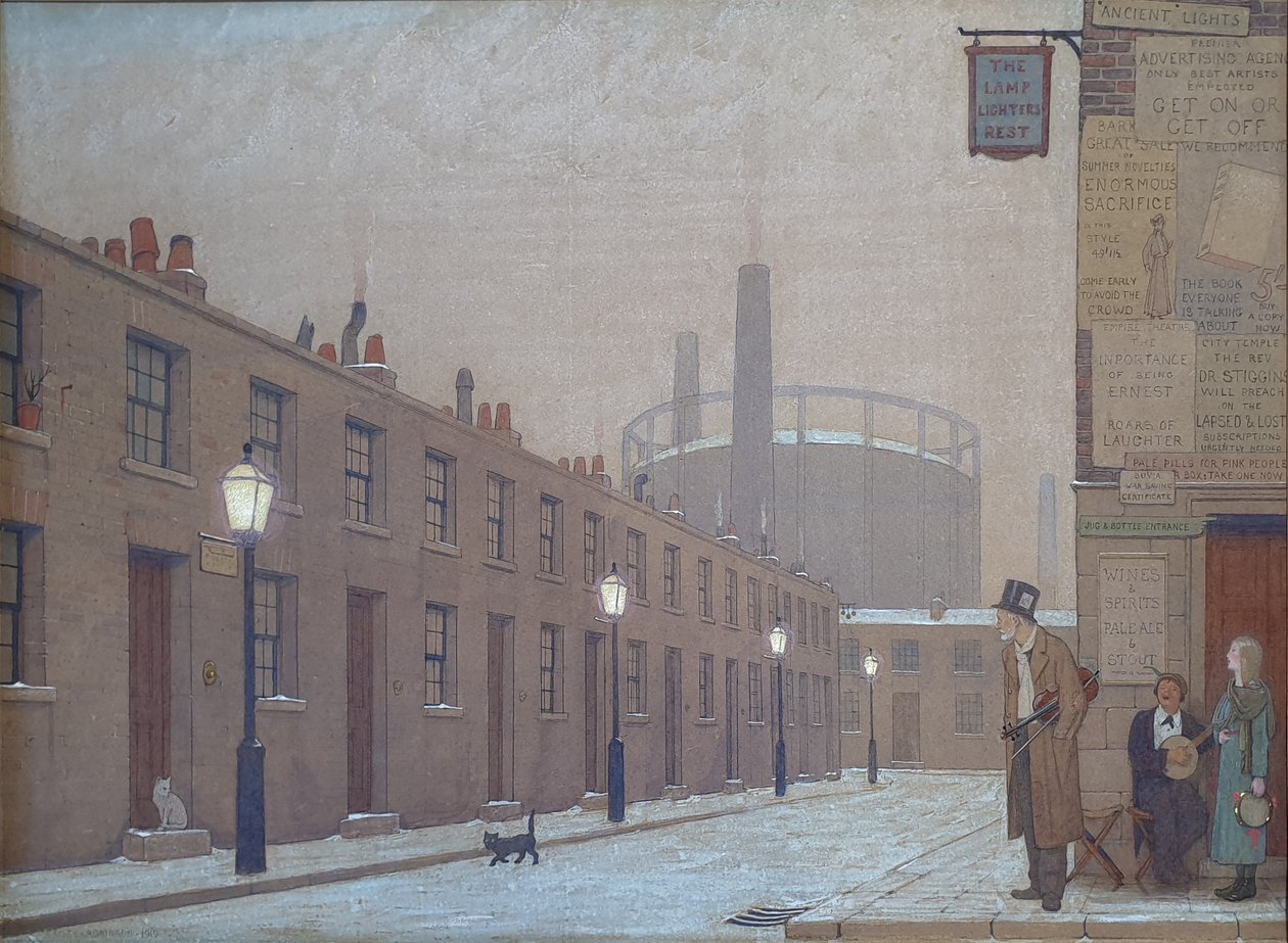 La canción del niño de Frederick Cayley Robinson