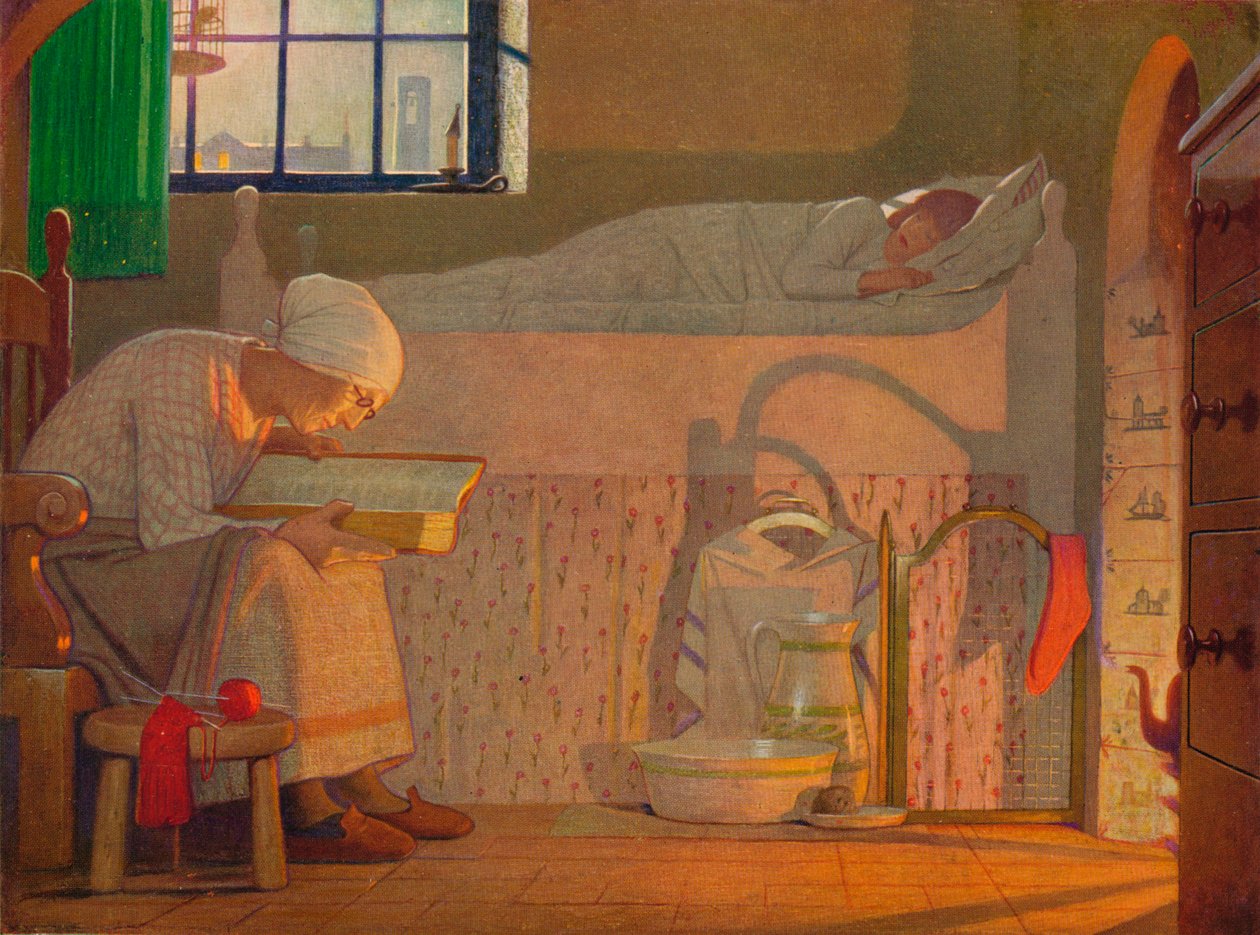 La palabra, c. 1922 de Frederick Cayley Robinson