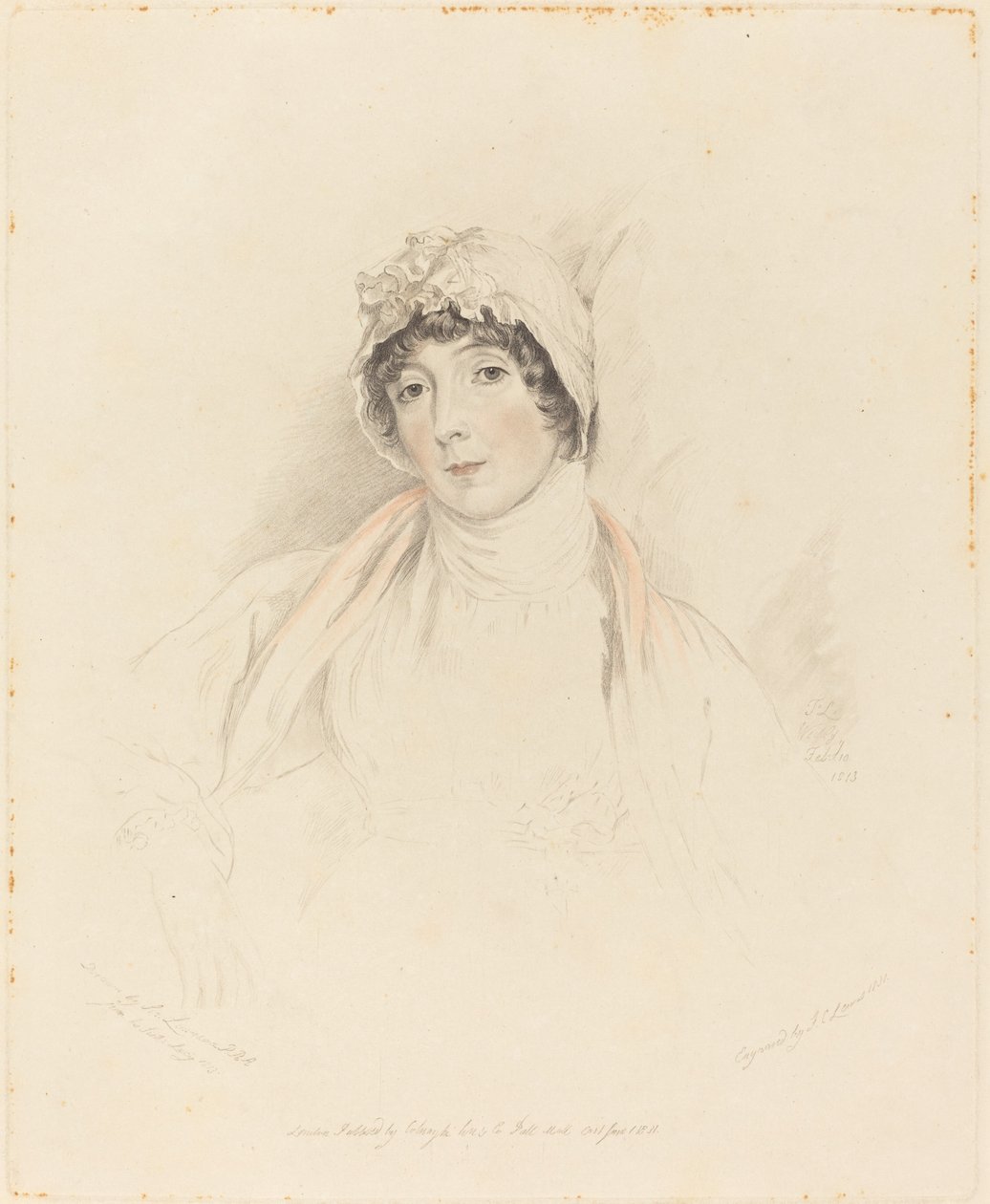 Lucy Lawrence de Frederick Christian Lewis I after Sir Thomas Lawrence