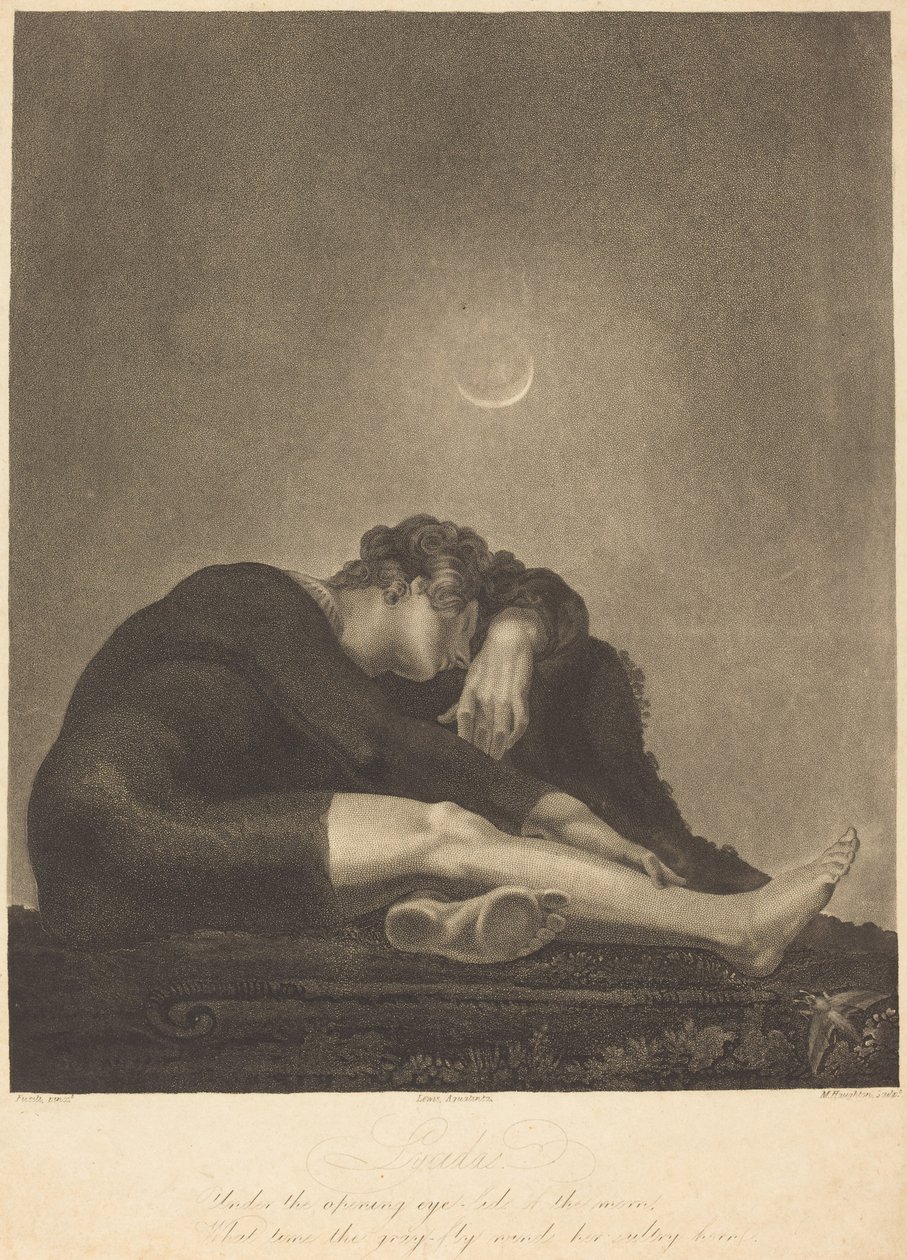 Lycidas de Frederick Christian Lewis I and Moses Haughton II after Henry Fuseli; published by Moses Haughton II