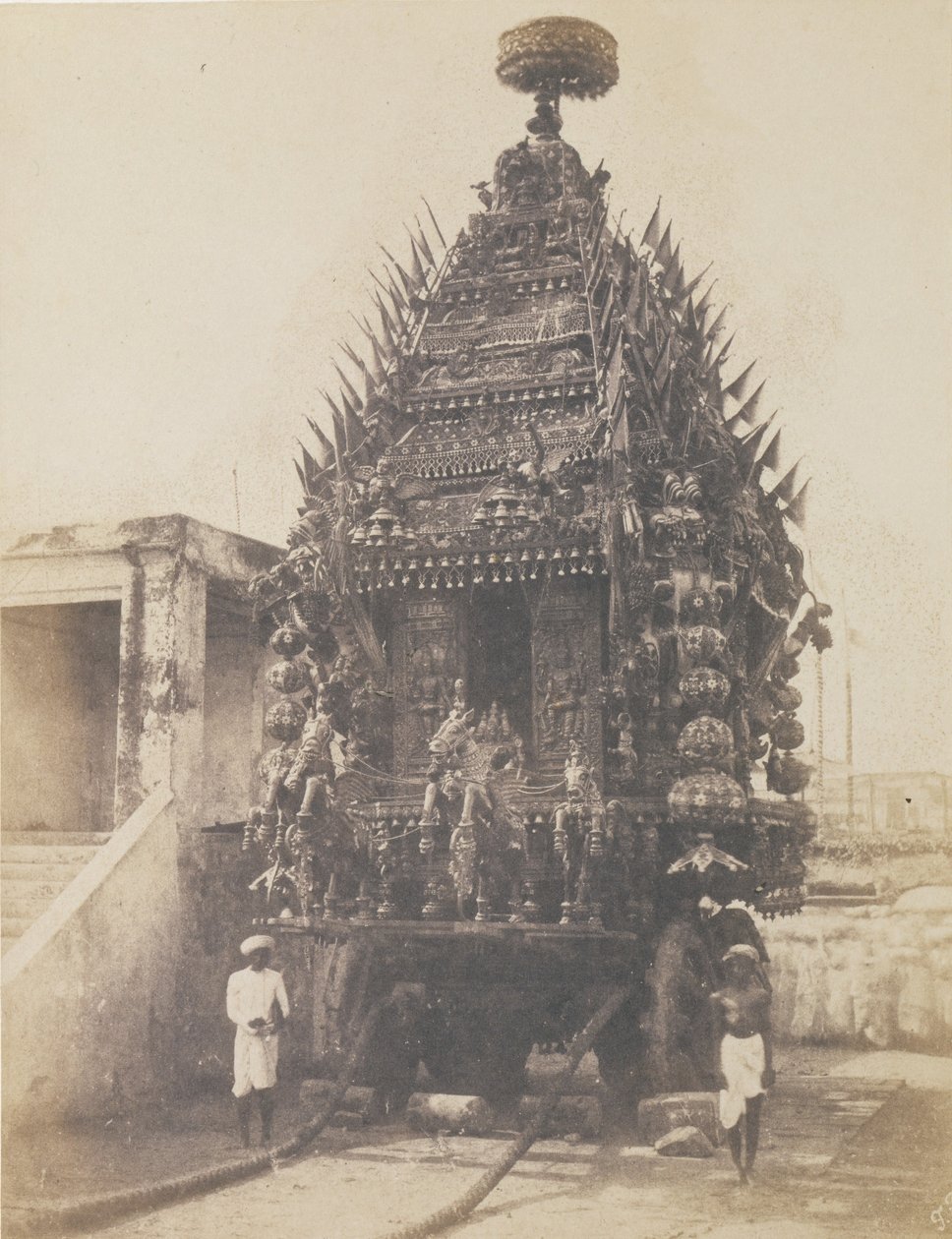 Carro de Juggernaut, Madrás, 1850s de Frederick Fiebig