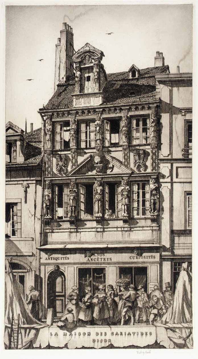 La Maison des Cariatides, Dijon de Frederick G. Hall