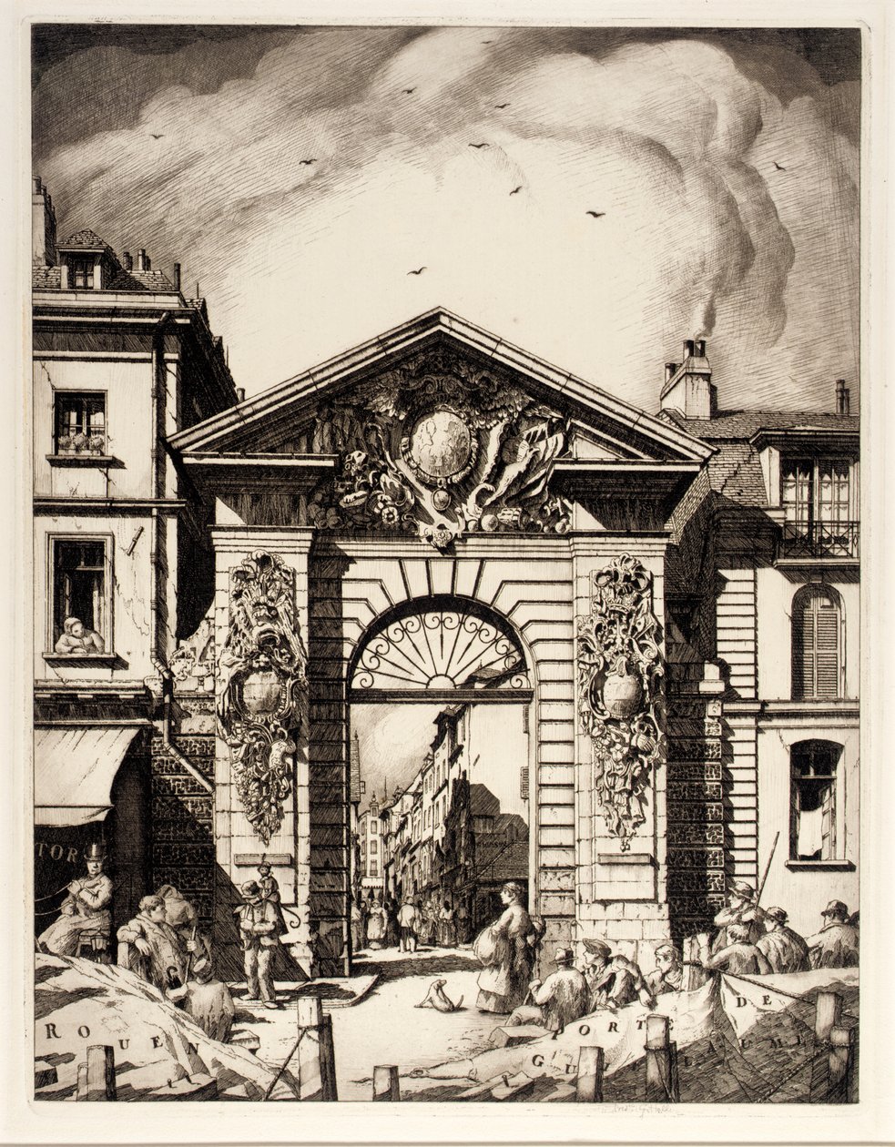 Rouen, Porte de Guillaume de Frederick G. Hall