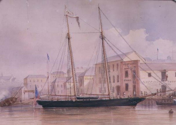 Circular Quay, c.1855 de Frederick Garling