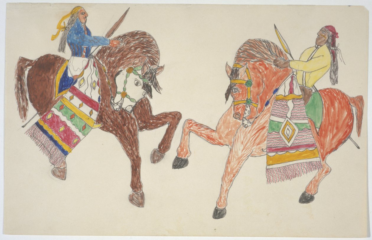 Dos hombres a caballo de Frederick Gokliz