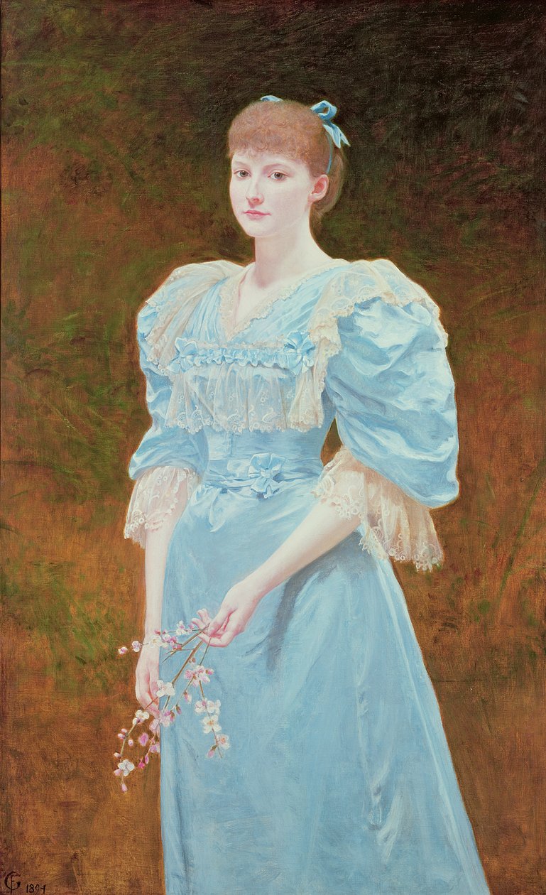 Rica - su hija, 1894 de Frederick Goodall