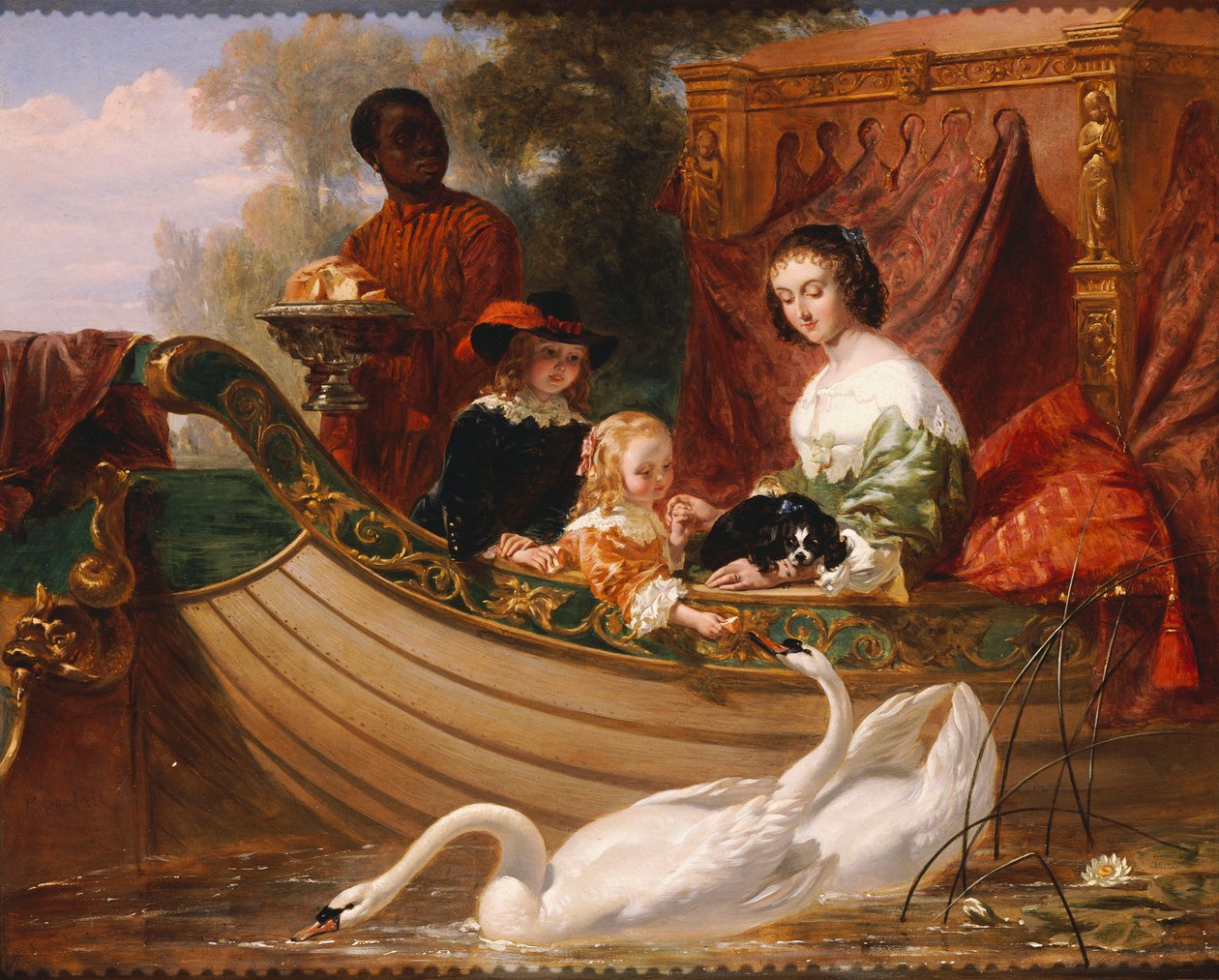 Los hijos del Rey Carlos I de Frederick Goodall