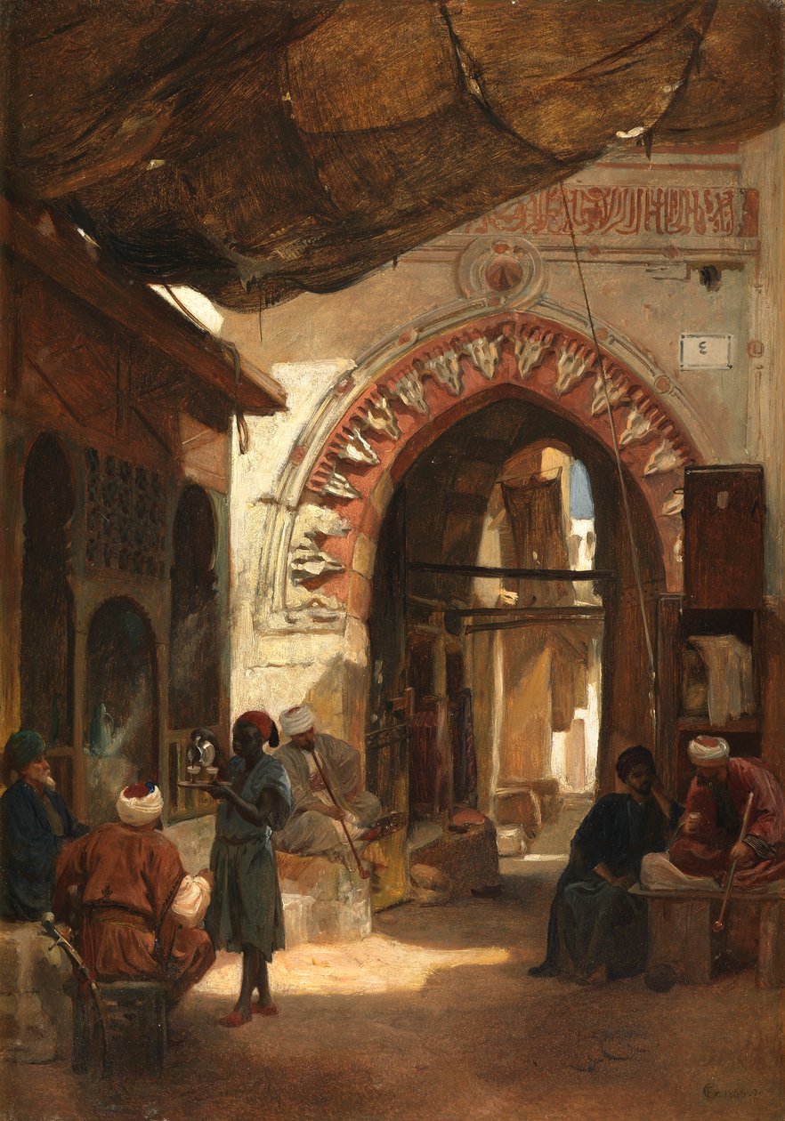 El Gran Bazar, El Cairo de Frederick Goodall