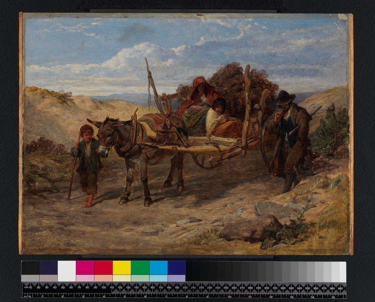 El carro de Heath, 1850 de Frederick Goodall