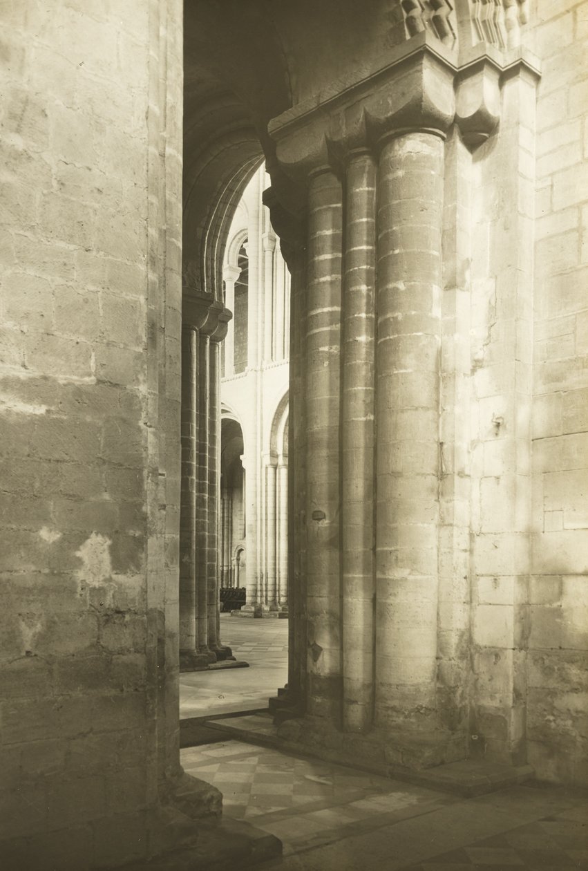 Catedral de Ely: Transepto Suroeste hacia la Nave de Frederick H. Evans