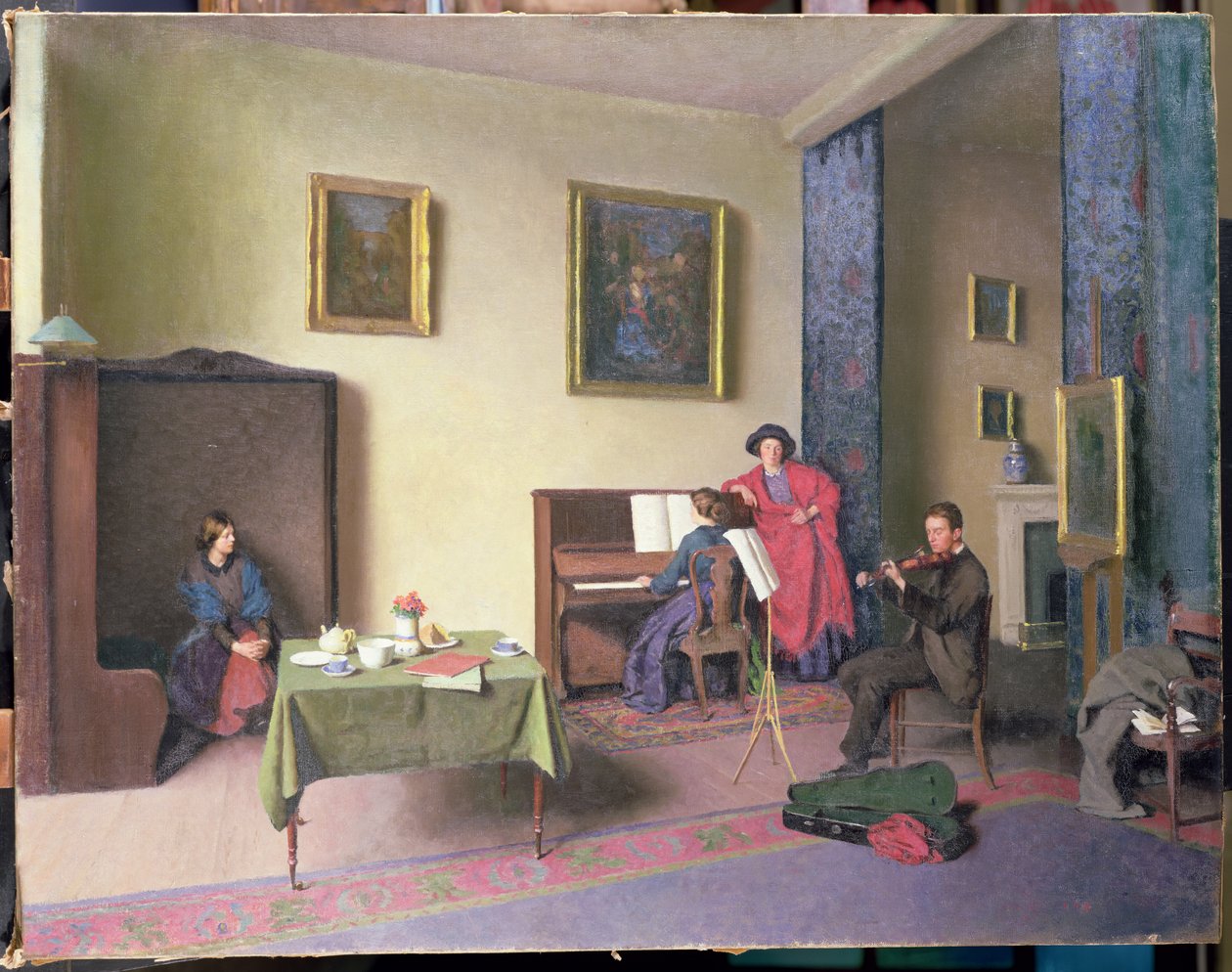 La fiesta de la música de Frederick Hawkesworth S. Shepherd