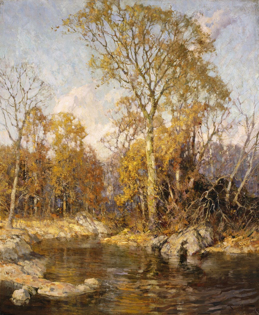 Reflejos de otoño de Frederick John Mulhaupt