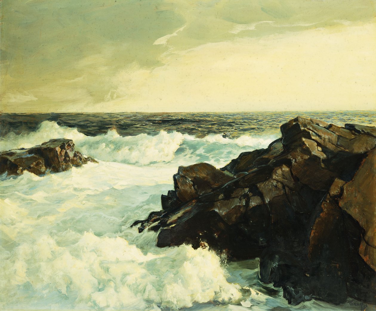 Marea alta de Frederick Judd Waugh