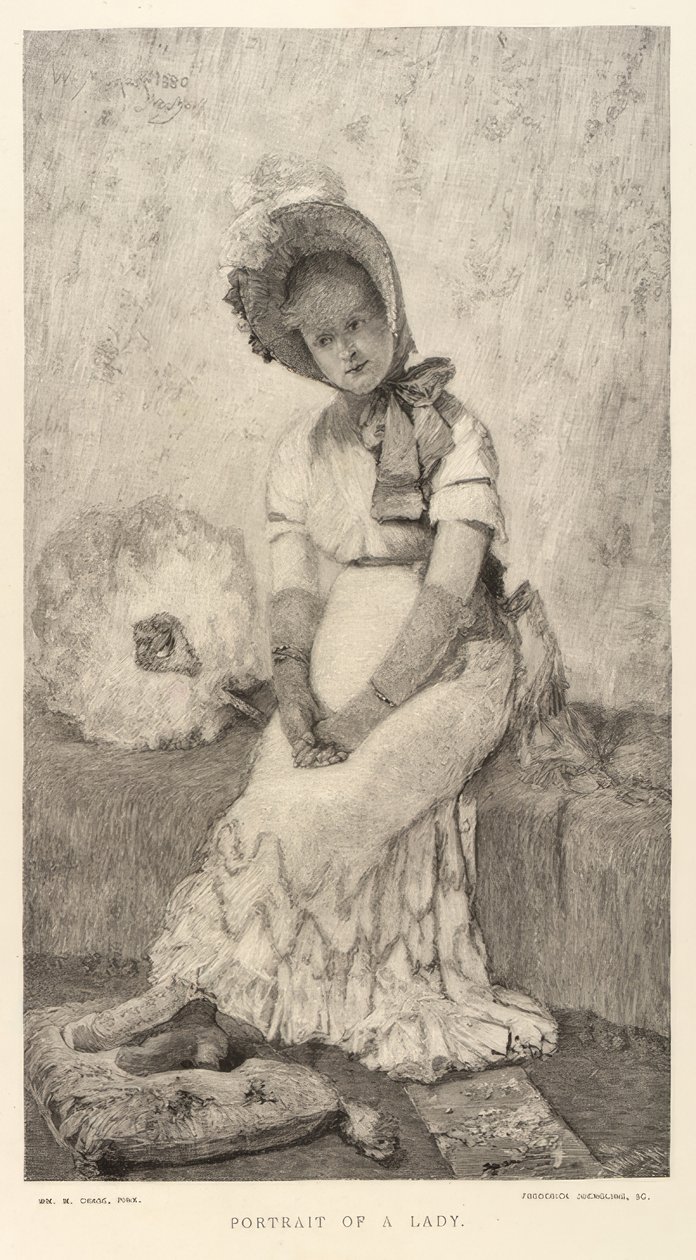 Retrato de una dama de Frederick Juengling