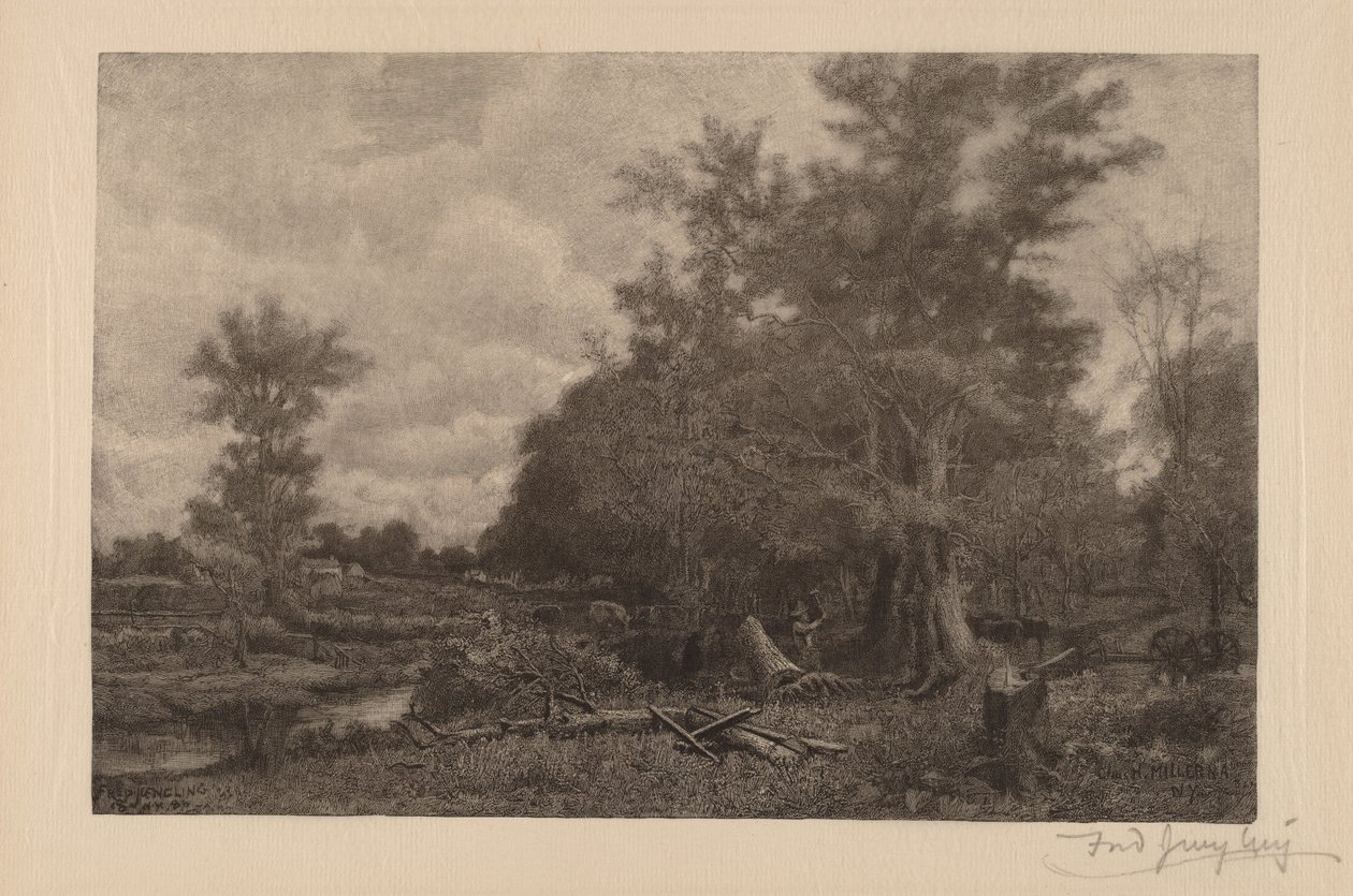 Sin título (Paisaje de Nueva York) de Frederick Juengling