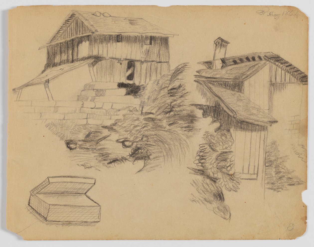 Página de Cuaderno de Bocetos de Frederick Krieg