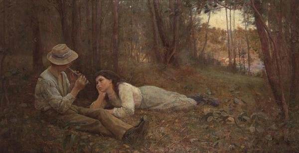 El flautista de Frederick McCubbin