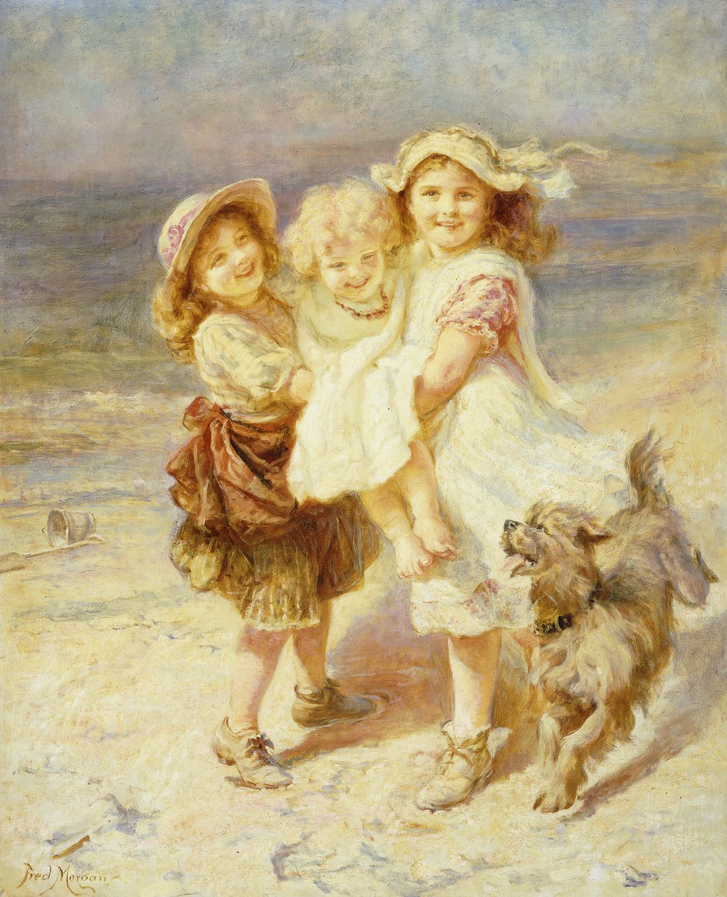 Un día en la playa de Frederick Morgan