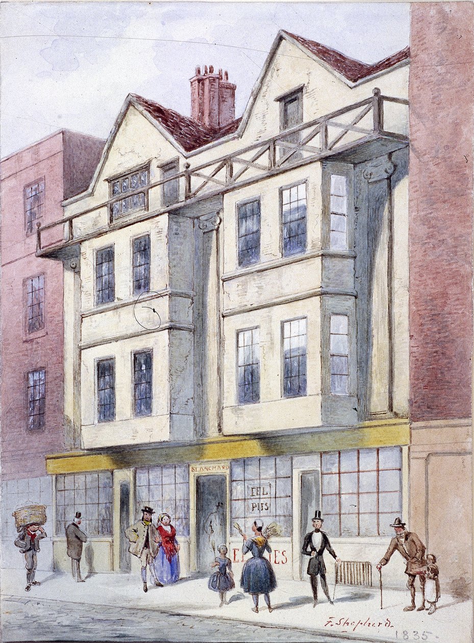 Fleet Street, Londres, 1835 de Frederick Napoleon Shepherd