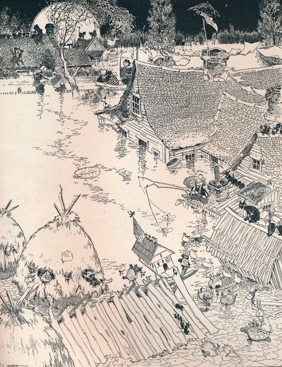 Tiempos altos en el Desplaines, c1890 de Frederick Richardson