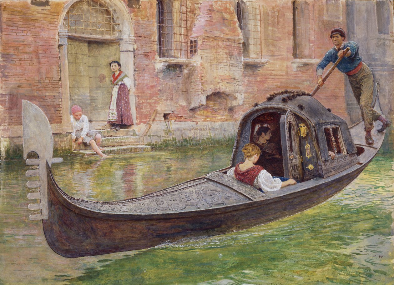 La Góndola, 1868 de Frederick Walker