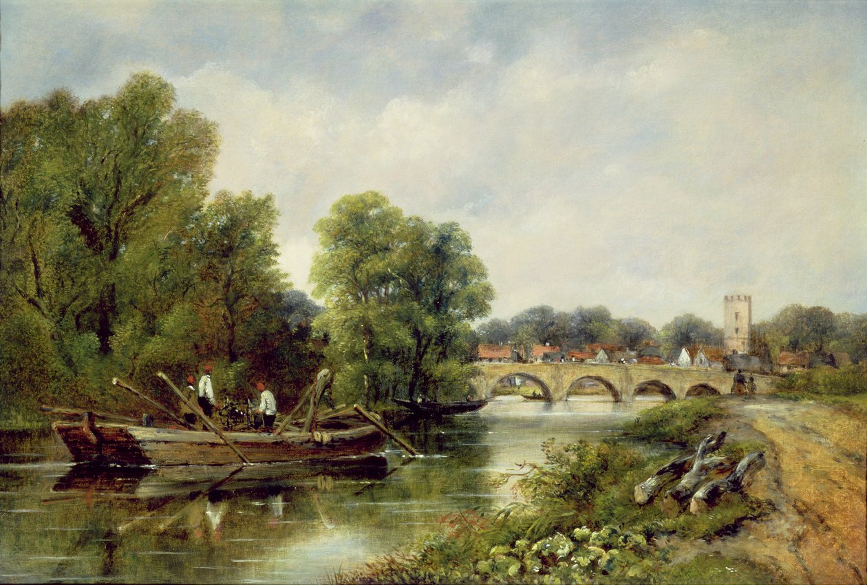 El puente en Henley-on-Thames de Frederick Waters Watts